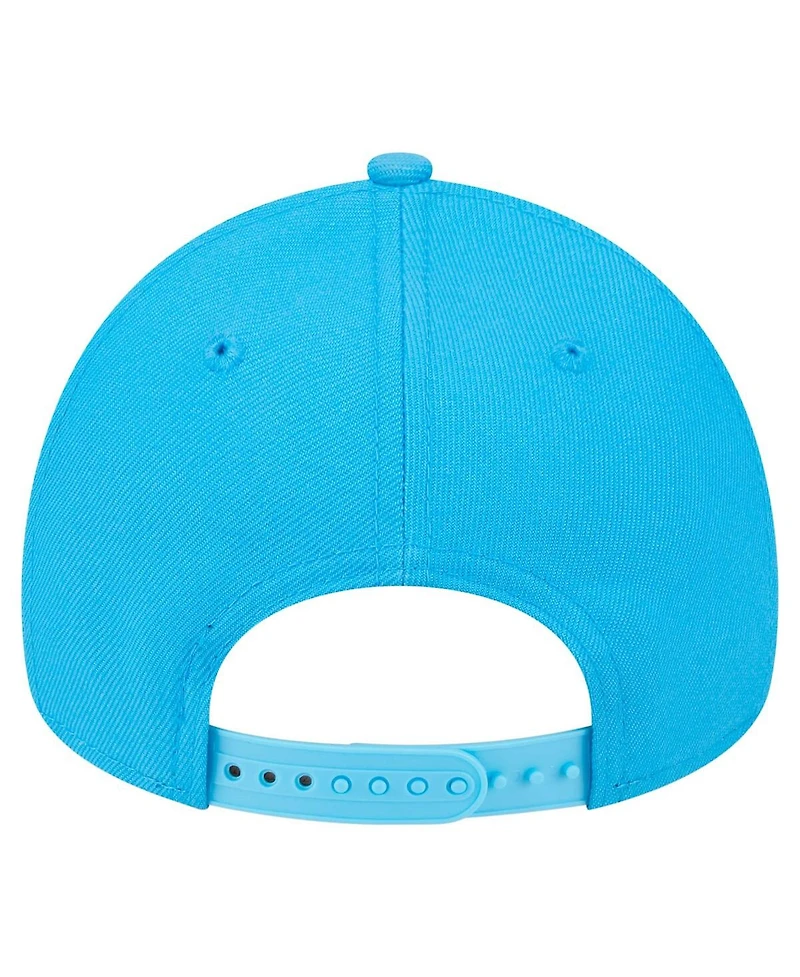New Era Men's Blue Carolina Panthers A-Frame 9FORTY Adjustable Hat