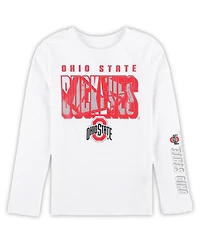 Outerstuff Preschool 2-Piece Ohio State Buckeyes the Mix T-Shirt Combo Set