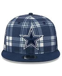 New Era Big Boys and Girls Navy Dallas Cowboys 2024 Sideline Statement 9FIFTY Snapback Hat