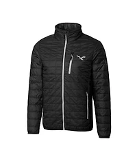 Cutter & Buck Men's Black Philadelphia Eagles Rainier PrimaLoft Eco Insulated Full-Zip Puffer Jacket
