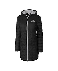 Cutter & Buck Women's Black Providence Friars Rainier PrimaLoft Hooded Long Coat