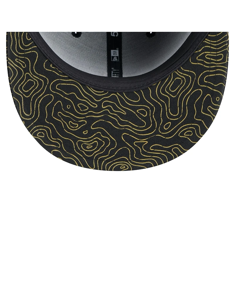 New Era Men's Black Pittsburgh Steelers Geo 59FIFTY Fitted Hat