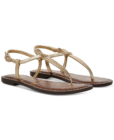 Sam Edelman Women's Gigi T-Strap Flat Sandals