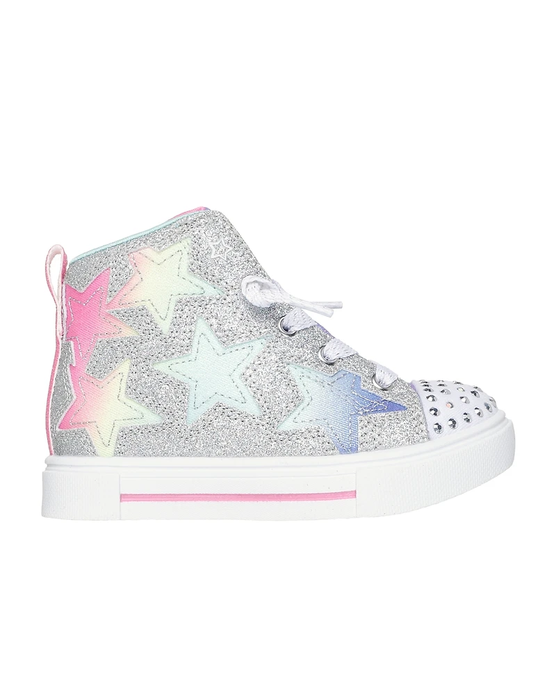 Skechers Toddler Girls Twinkle Toes: Twinkle Sparks Magical Ombre Light-Up Casual Sneakers from Finish Line
