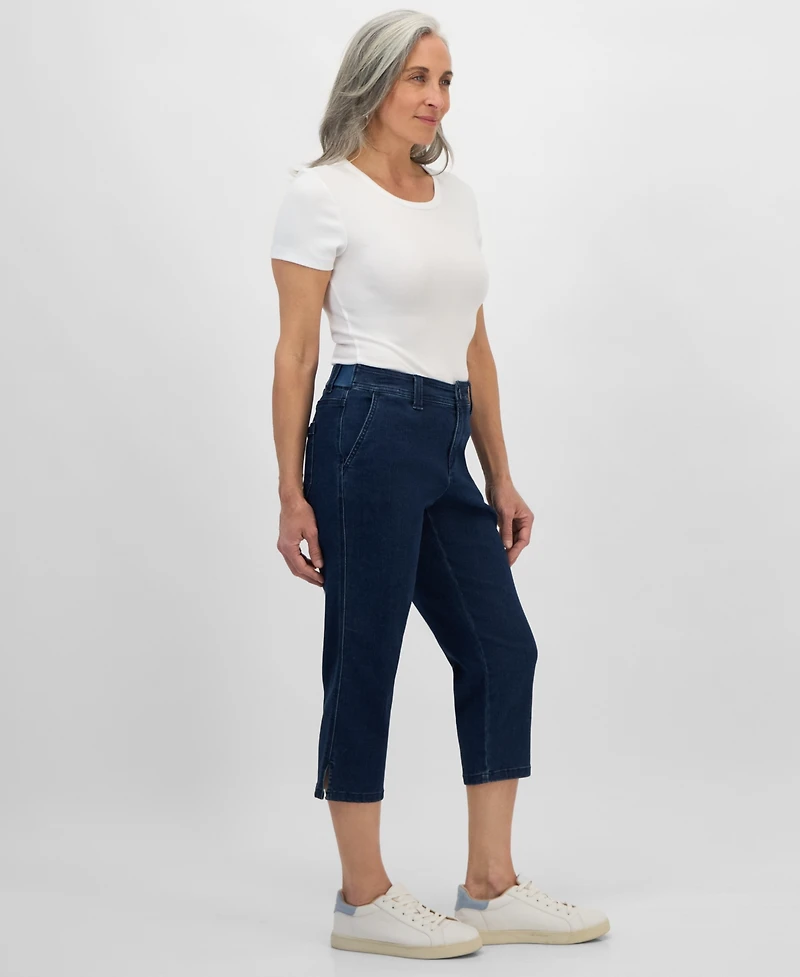Style & Co Women's Mid-Rise Comfort Waist Capri Pants, Regular Petite, Exclusively at Macy's