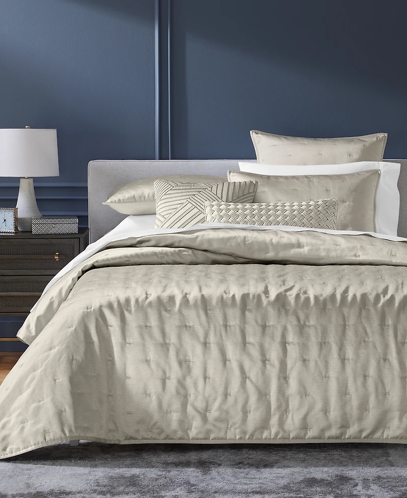 Hotel Collection Glint Quilted 2-Pc. European Sham Set, Exclusively at Macy's