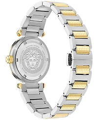 Versace Women's Swiss Greek Two-Tone Stainless Steel Bracelet Watch 35mm