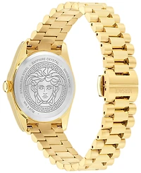 Versace Women's Swiss Millenyium Gold Ion Plated Bracelet Watch 32mm