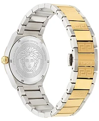 Versace Women's Swiss V-Auria Two-Tone Stainless Steel Bracelet Watch 39mm