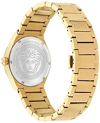 Versace Women's Swiss V-Auria Gold Ion Plated Bracelet Watch 39mm