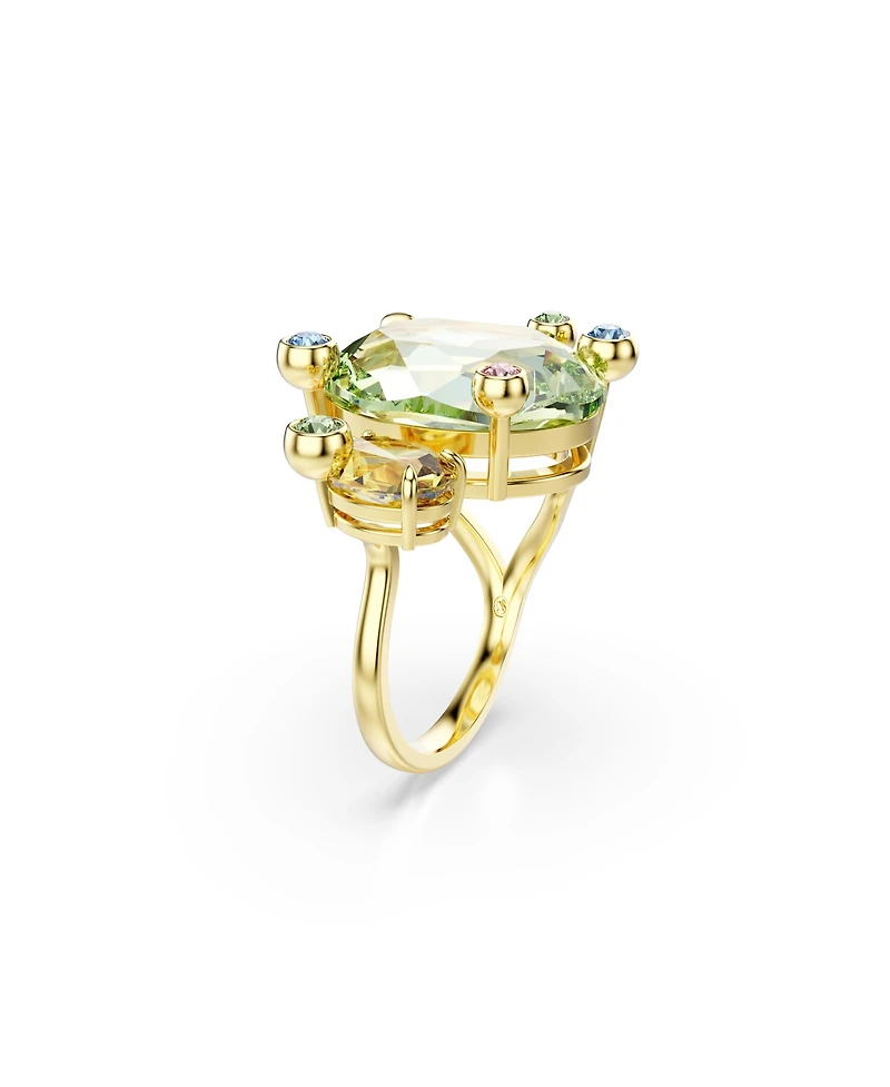 Swarovski Gema Gold-Tone Plated Open Ring