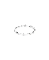 Swarovski Constella Round Cuts White Rhodium Plated Tennis Bracelet