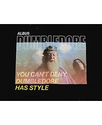 Harry Potter Big & Tall Albus Dumbledore and Severus Snape Characters Black Graphic