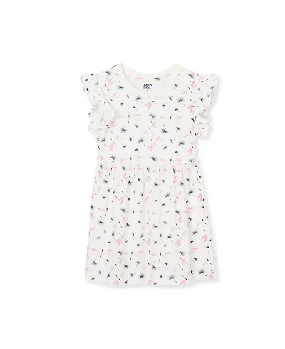 Lands' End Big Girls Plus Short Sleeve Gathered Waist Tunic Top