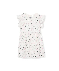 Lands' End Big Girls Plus Short Sleeve Gathered Waist Tunic Top