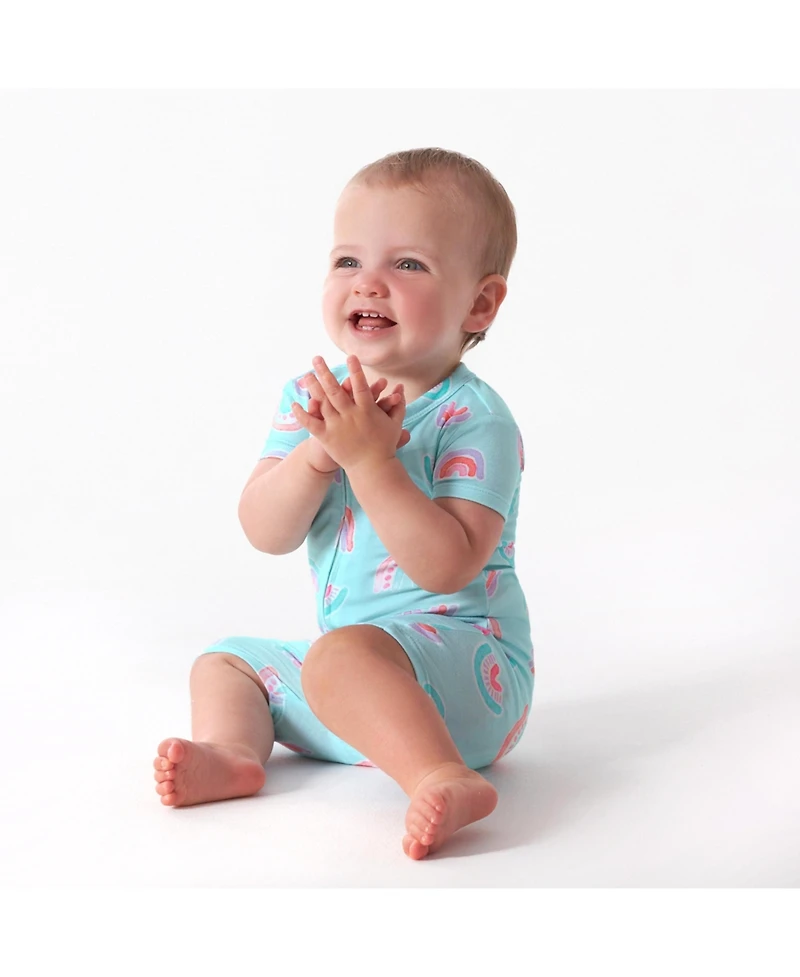 Baby Boys' and Girls' Snug Fit Soft Romper