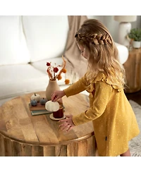 Gerber Baby Girls Long Sleeve Ruffle Dress