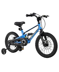 16 Inch Children Bicycle with Training Wheels & Double Disc Brakes Adjustable Seat Magnesium Alloy