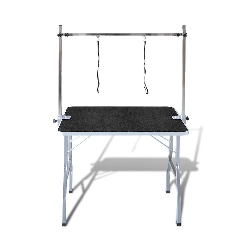 Adjustable Pet Dog Grooming Table with 2 Nooses