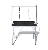 Adjustable Pet Dog Grooming Table with 2 Nooses