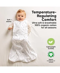 KeaBabies 2-Pack Snooze Baby Sleep Sacks, Cotton Wearable Blanket, Soft Toddler Sleeping Bag, Smooth Zipper