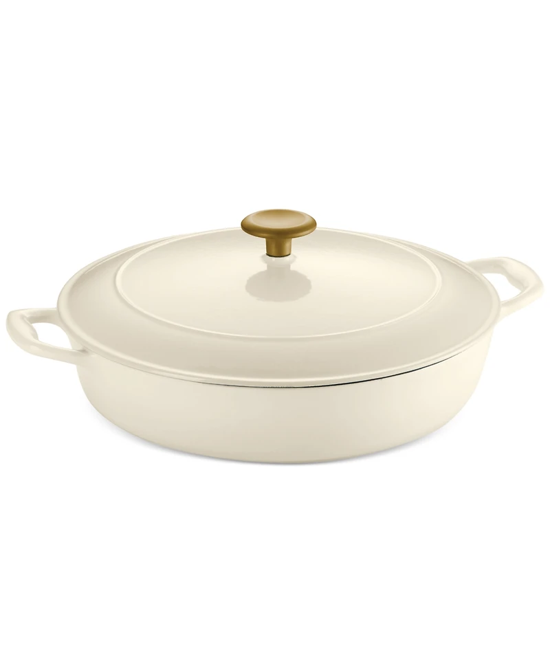 Tramontina Bestow 4-Quart Cast Iron Enameled Braiser with Lid