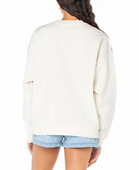 Roxy Juniors' Lineup Graphic Crewneck Sweatshirt