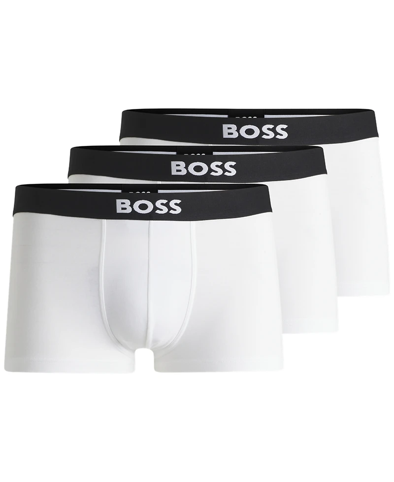 Boss by Hugo Men's 3-Pack Icon Trunks