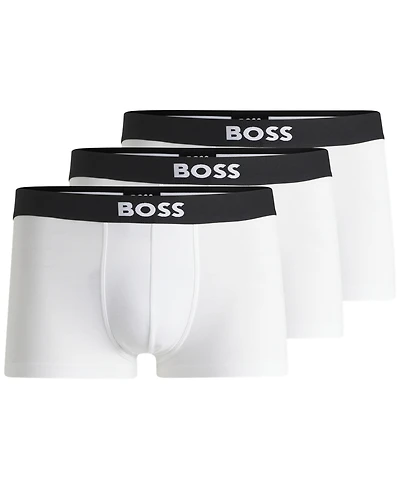 Boss by Hugo Men's 3-Pack Icon Trunks