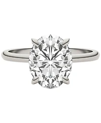 Charles & Colvard Classic Basket Solitaire Engagement Ring (3 ct. t.w.) Two-Tone 14k Gold