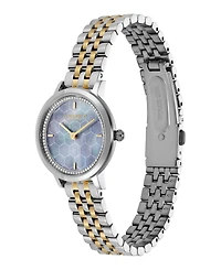 Olivia Burton Women's Honeycomb Ultra Slim Two-Tone Bracelet Watch