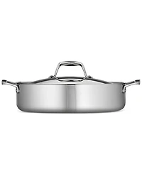 Tramontina Signature Tri-Ply Clad Stainless Steel 6-Quart Braiser Pan with Lid