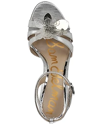 Sam Edelman Women's Joanna Flower-Trim Dress Sandals