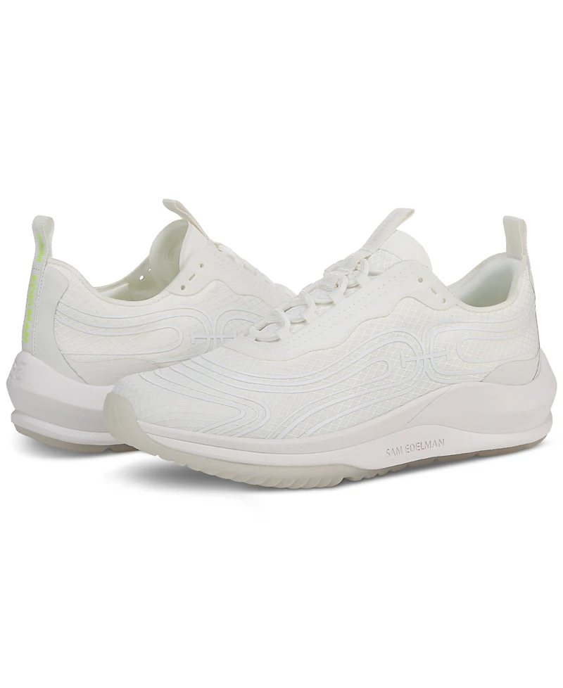 Sam Edelman Women's Miles Mixed-Media Lace-Up Sneakers