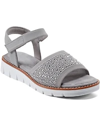 Easy Spirit Women's Jaela Embellished eFlex Flat Sandals