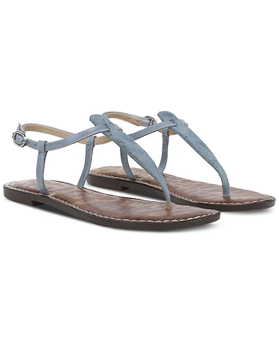 Sam Edelman Women's Gigi T-Strap Flat Sandals