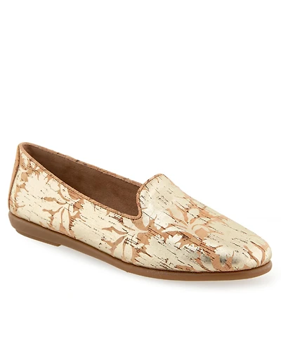 Aerosoles Women's Betunia Almond Toe Loafer Flats