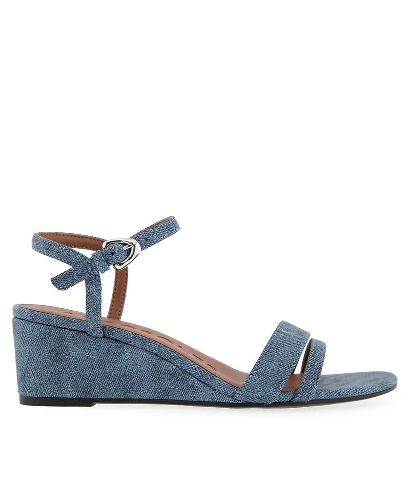 Aerosoles Women's Witt Round Toe Wedge Sandals