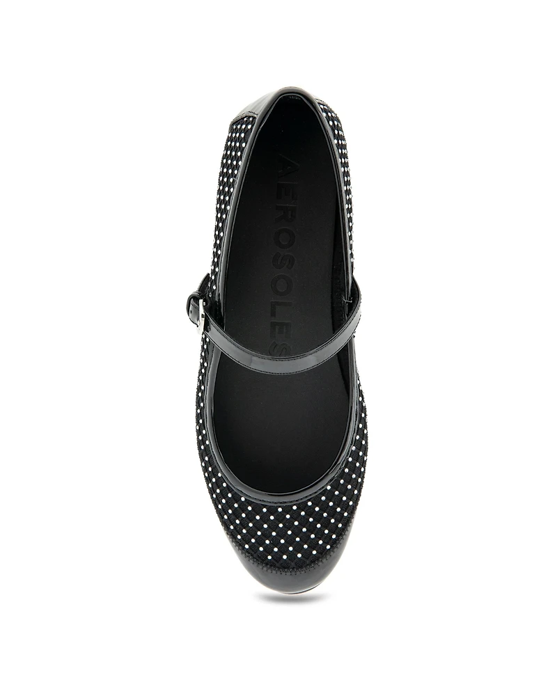 Aerosoles Women's Baylee Round Toe Mary Jane Flats