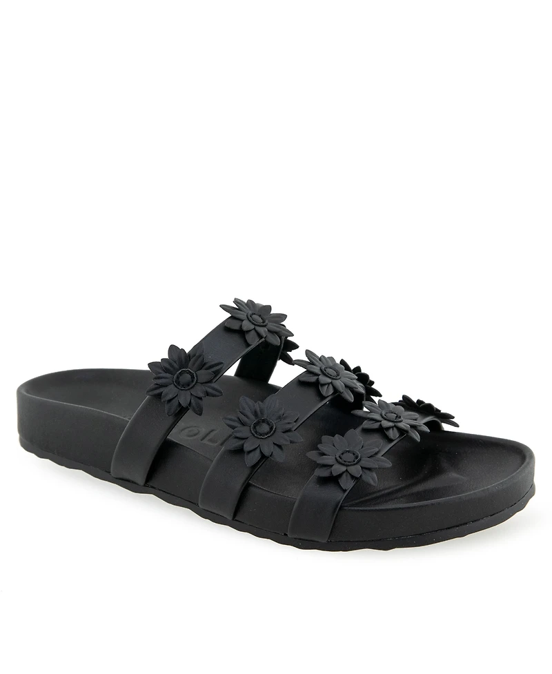 Aerosoles Women's Leflor Round Toe Flatform Sandals