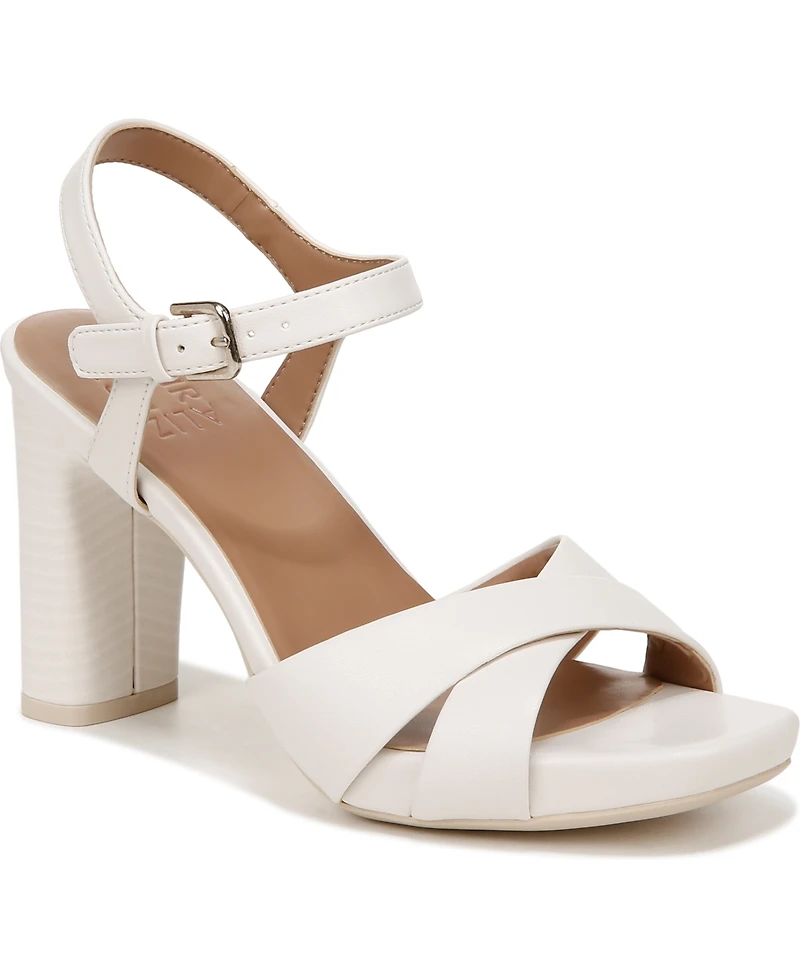 Naturalizer Women's Morgan Open Square Toe Platform Dress Sandals