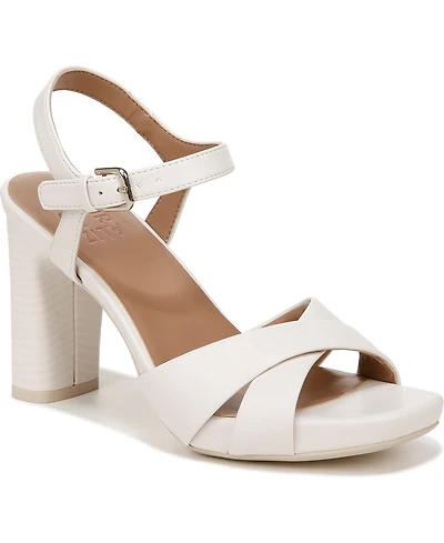 Naturalizer Women's Morgan Open Square Toe Platform Dress Sandals