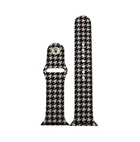 Olivia Pratt Houndstooth Printed Silicone Apple Watch Band