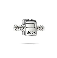 Bling Jewelry Graduate Student Charm Bead Bookworm Reader Sterling Silver European Bracelet