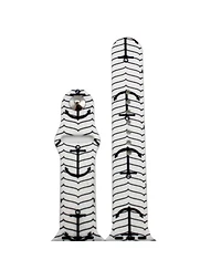 Olivia Pratt Anchor Printed Silicone Apple Watch Band