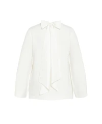 Plus Size Bow Back Sweater