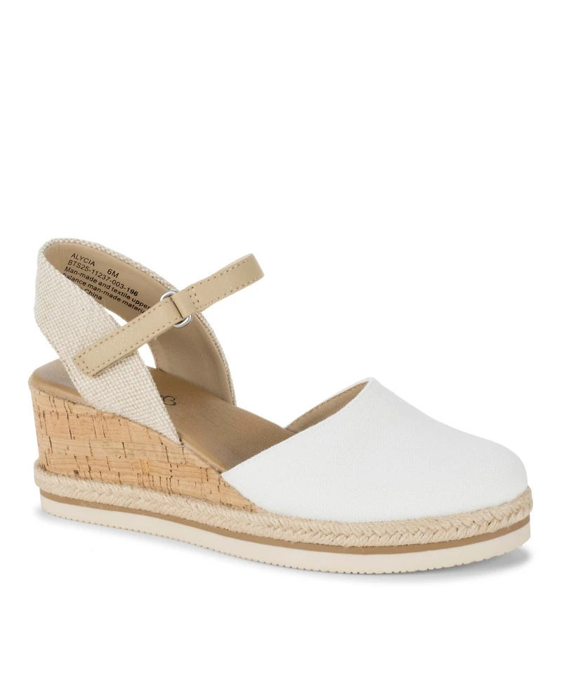 Baretraps Women's Alycia Closed Toe Wedge Sandals