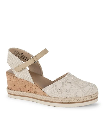 Baretraps Women's Alycia Closed Toe Wedge Sandals