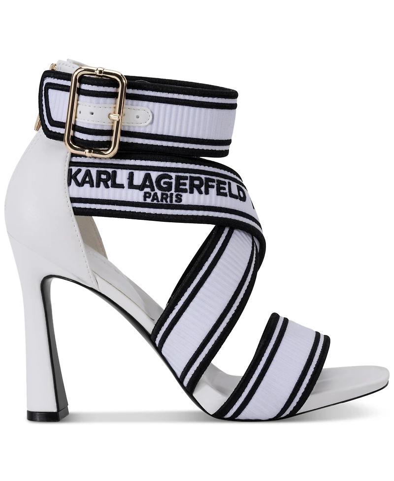 Karl Lagerfeld Paris Women's Careliz Strappy Sandals