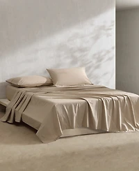 Calvin Klein Washed 200-Thread Count Cotton 3-Pc. Sheet Set